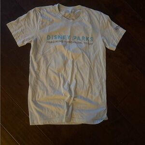 Disney White Tee with Blue Text